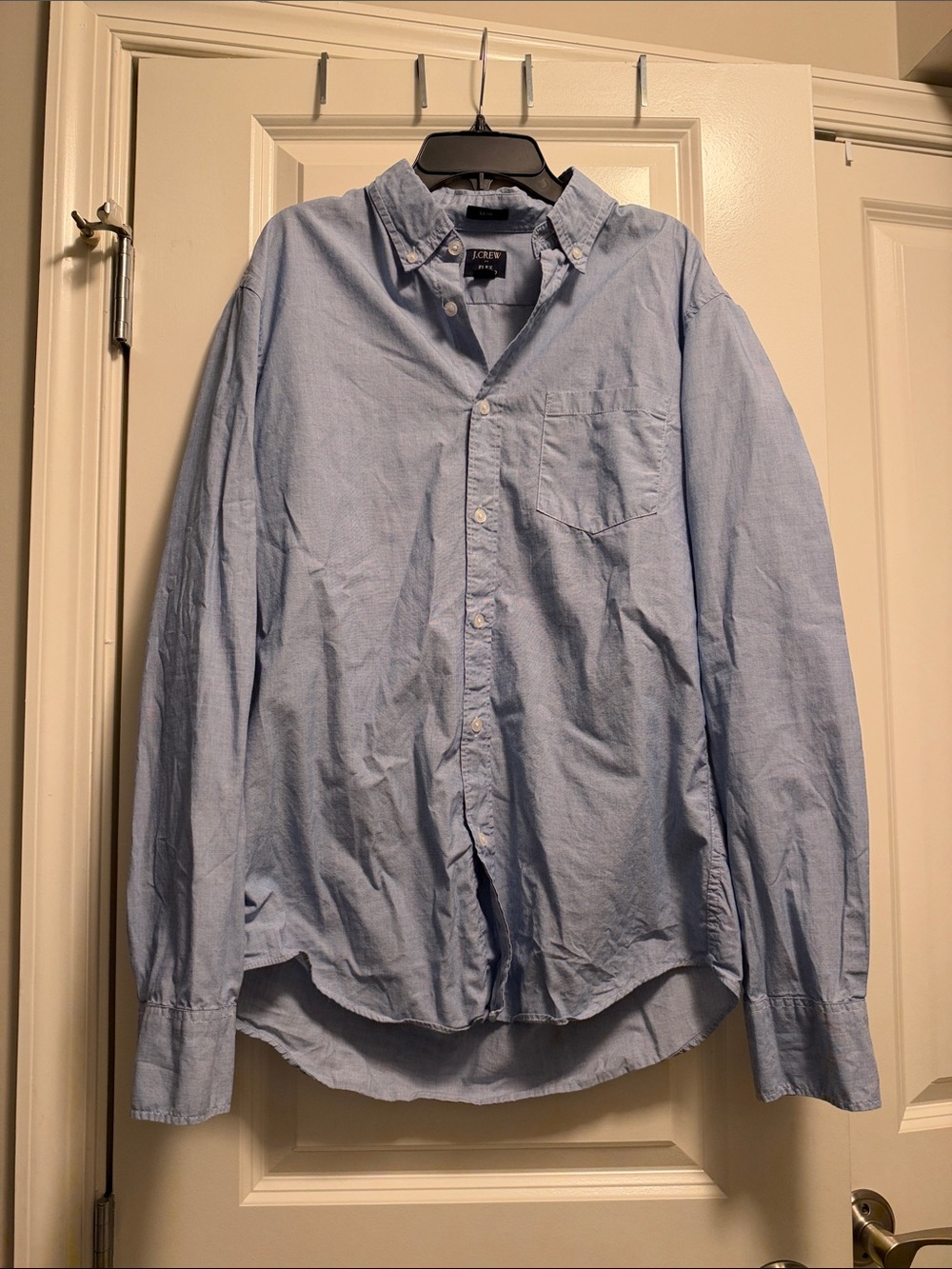 J. Crew Light Blue Men's Button-Down Slim Fit